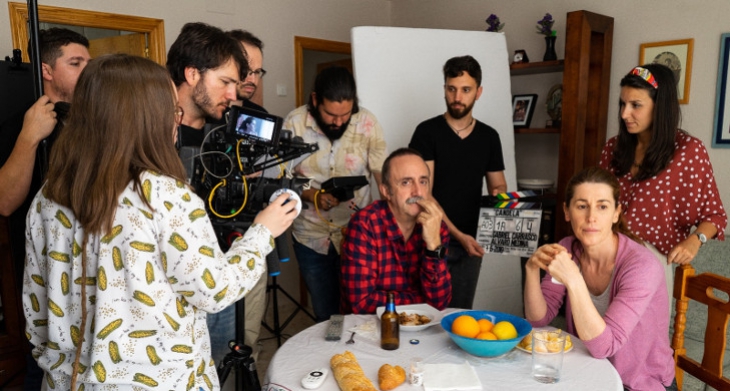 La productora cordobesa Sabbiafilms culmina el rodaje de un corto protagonizado por Santi Rodriguez y Mar Abascal